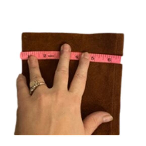 BCBGeneration Brown Suede Leather Pointed Toe Stiletto Heel Boots 8M - Picture 4 of 11